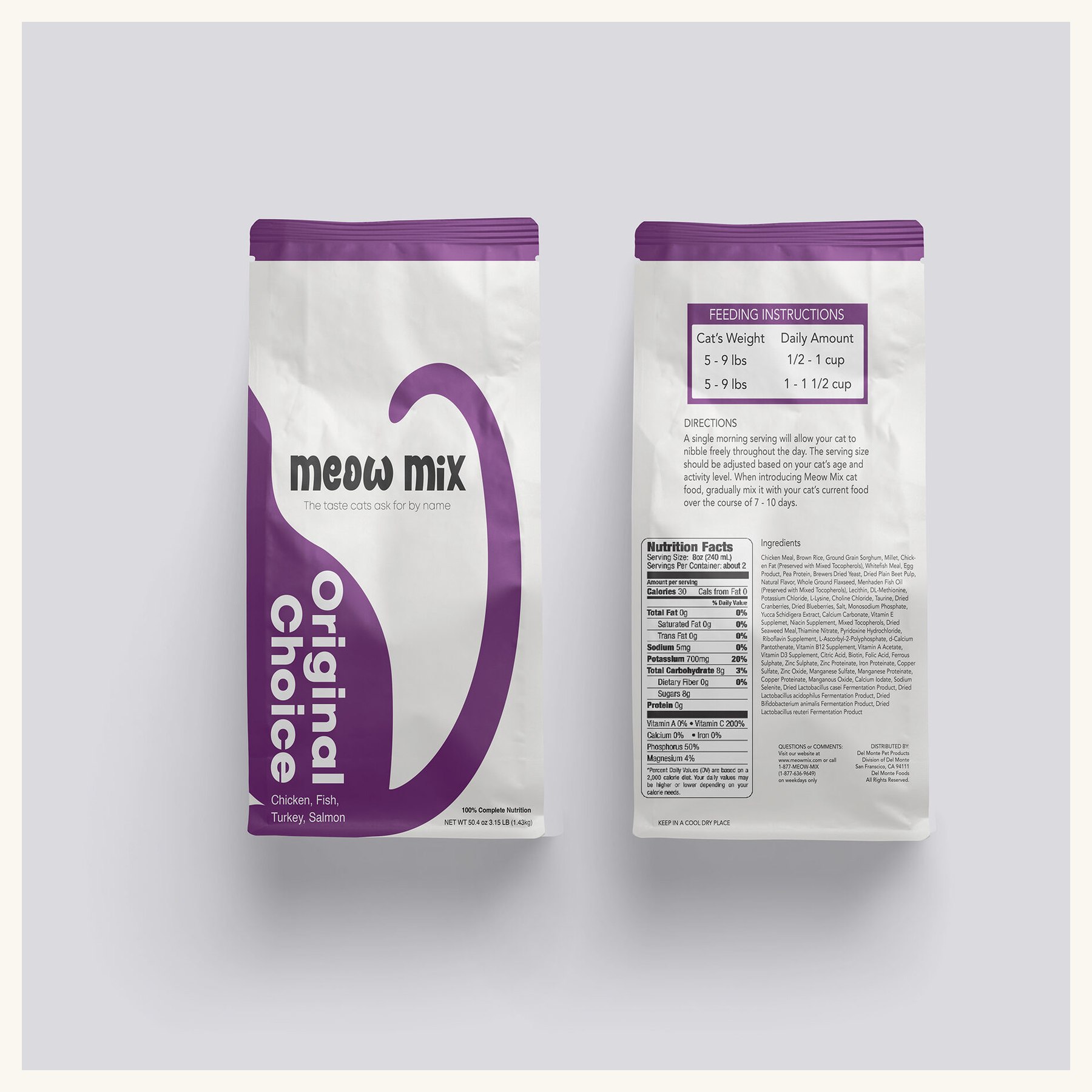 Meow Mix rebrand concept