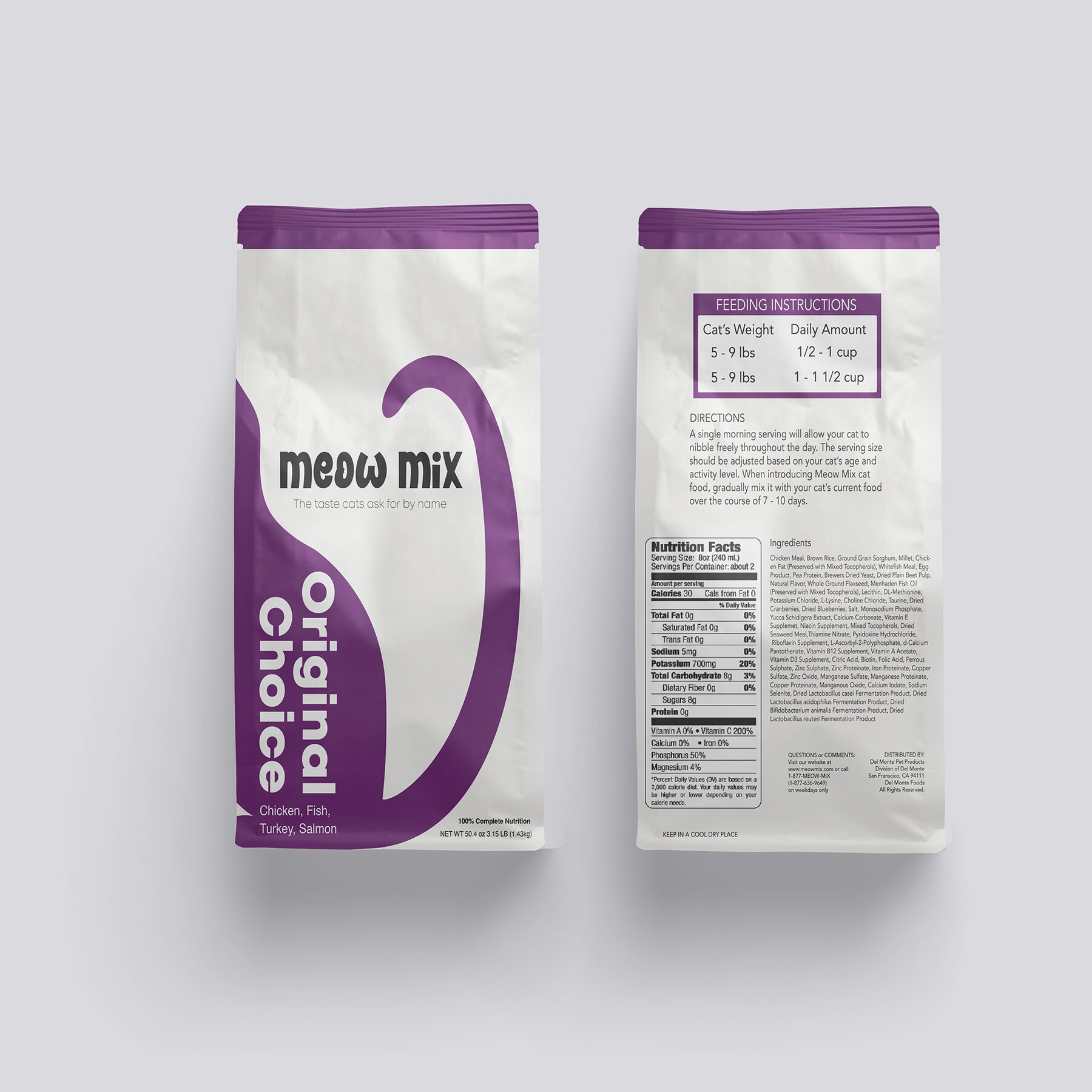 Meow Mix rebrand concept