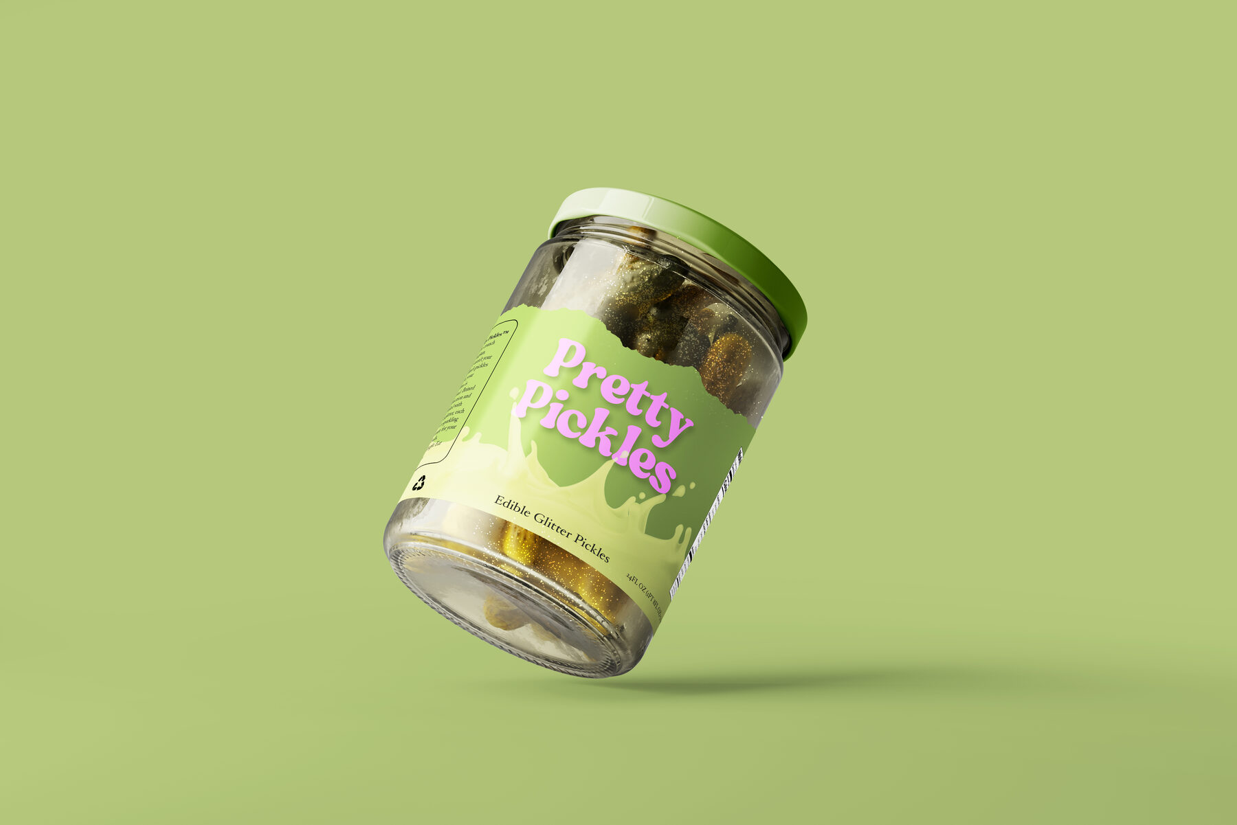 Pretty Pickles label design, second variation