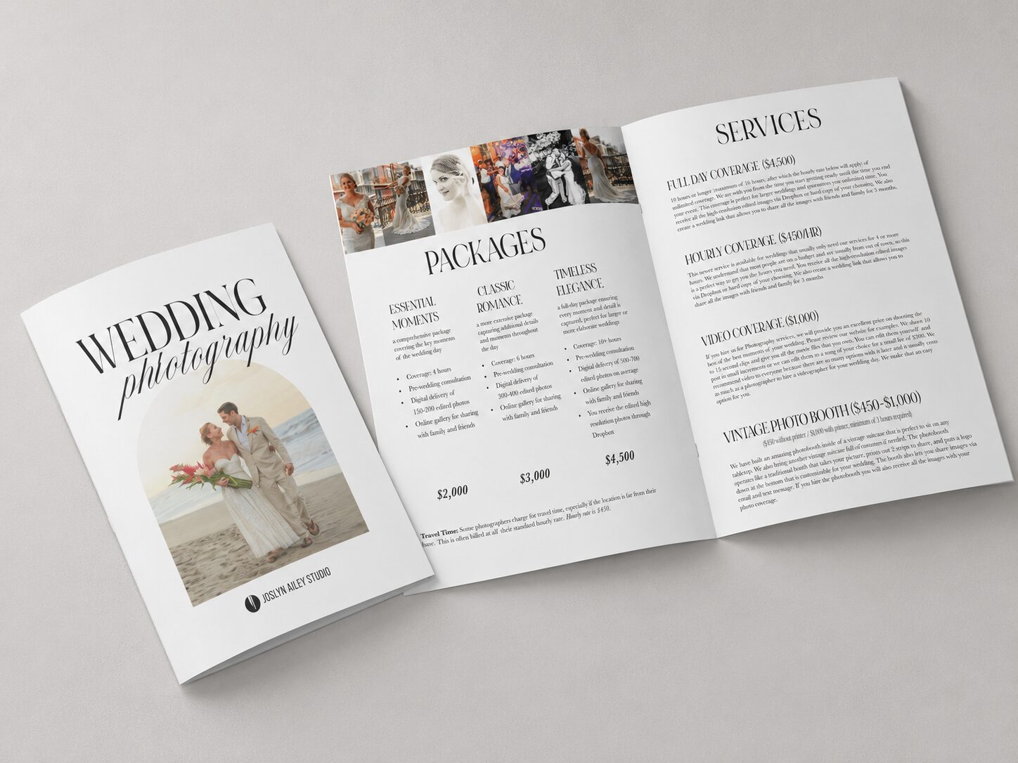 Wedding Contract document design