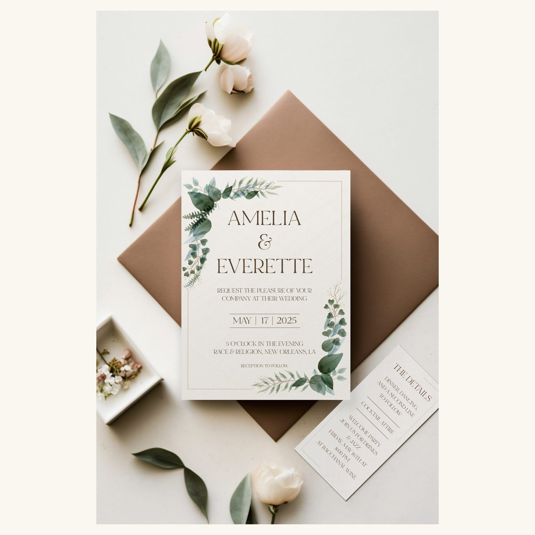 Wedding invitation suite
