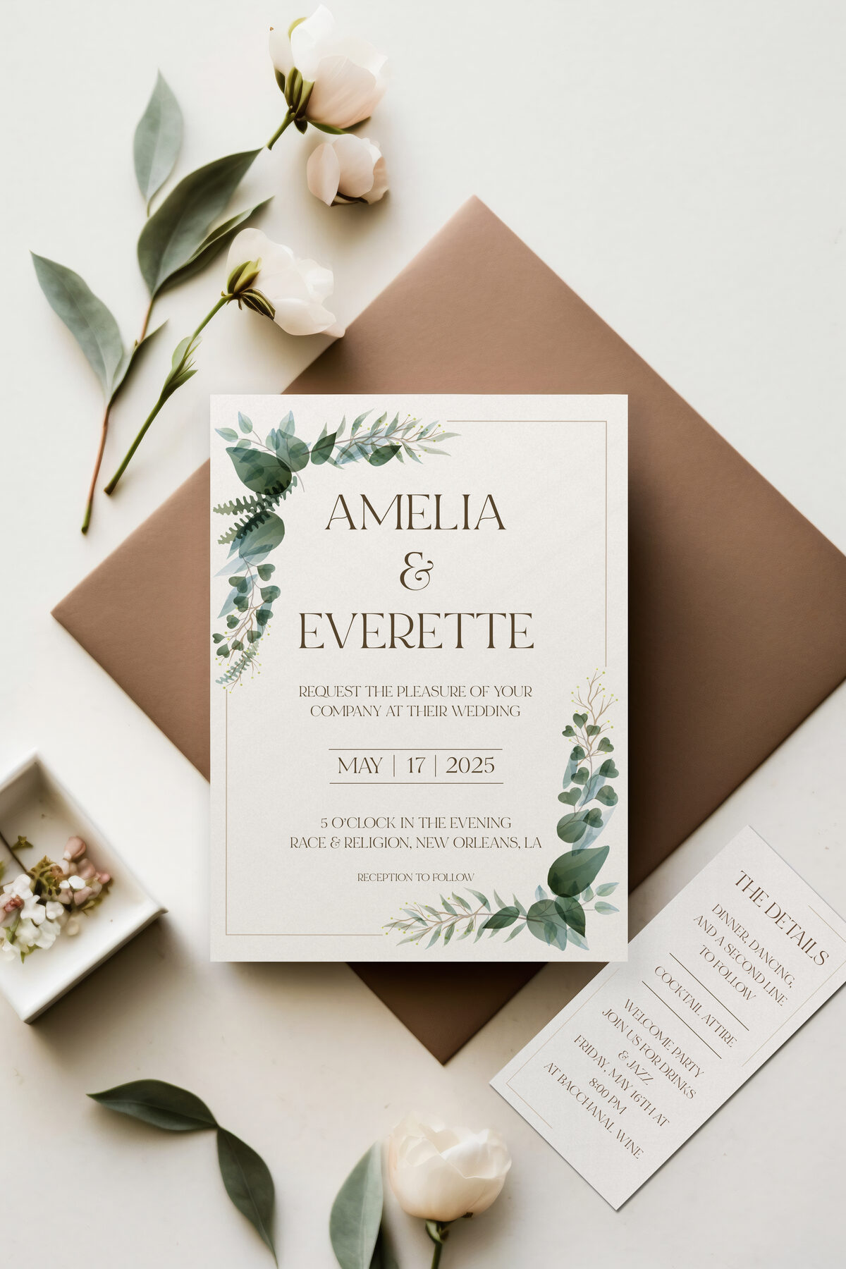 Wedding invitation suite